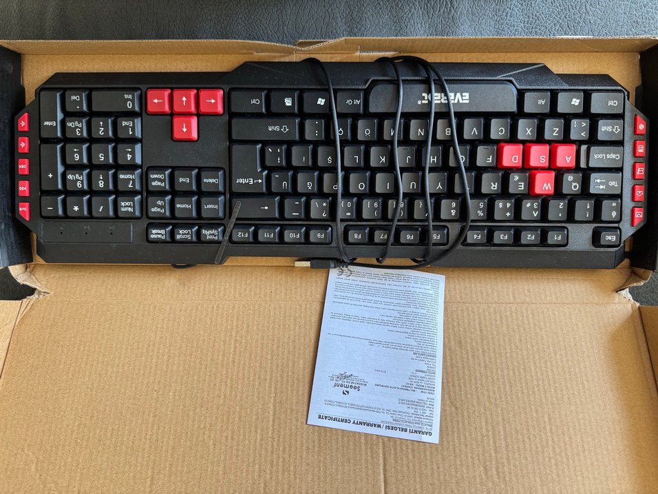 Everest Armor Kablolu Oyun Klavyesi Gri - Görsel 2