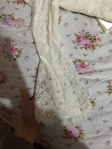 Fransız danteli gelinlik - Görsel 2