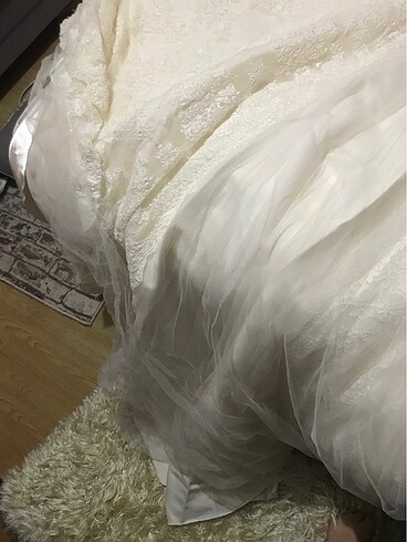 Fransız danteli gelinlik - Görsel 5