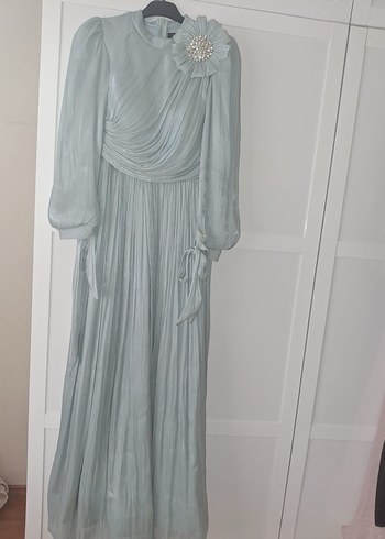 Uzun tesettür abiye - Görsel 2