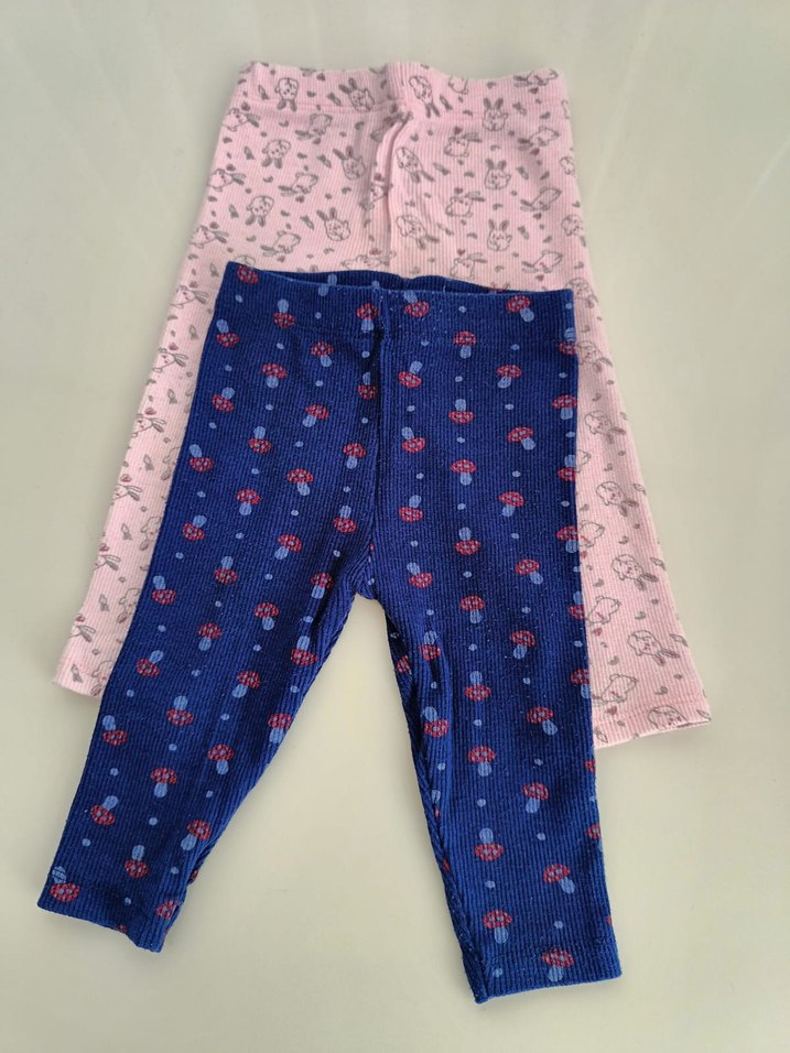 Kız Çocuk Renkli Desenli Tayt Seti - Görsel 5