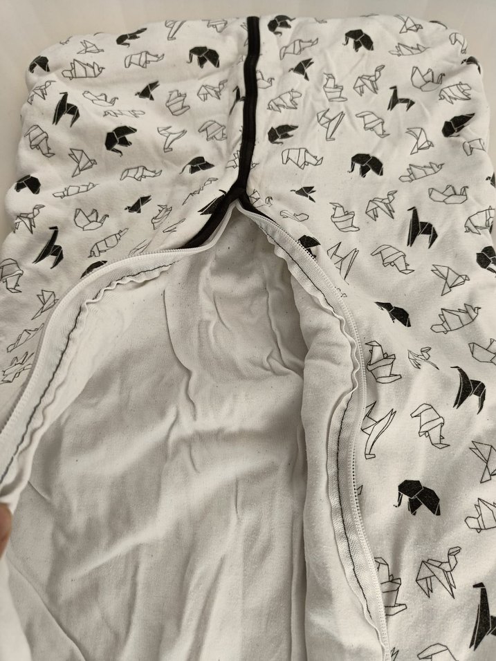 Gri Fermuarlı Erkek Çocuk Uyku Tulumu - Görsel 4