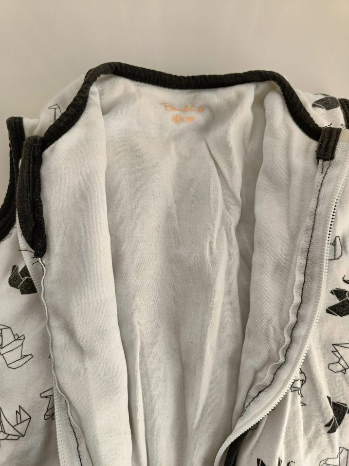 Gri Fermuarlı Erkek Çocuk Uyku Tulumu - Görsel 3