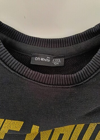 4 Yaş Beden siyah Renk Sweatshirt