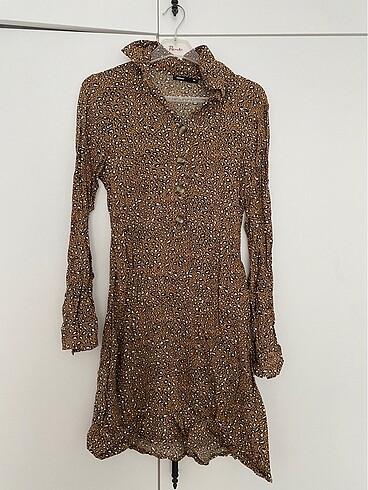 Leoparlı elbise