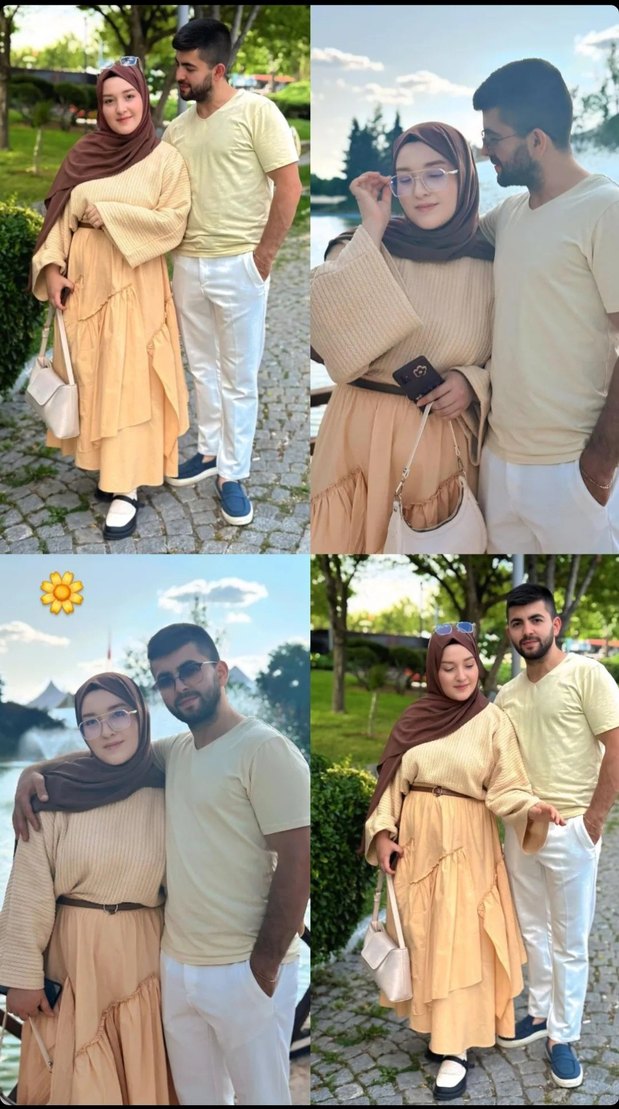 sari Renkli Bohem Uzun Elbise - Görsel 4