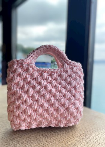 Mini Örgü Çanta