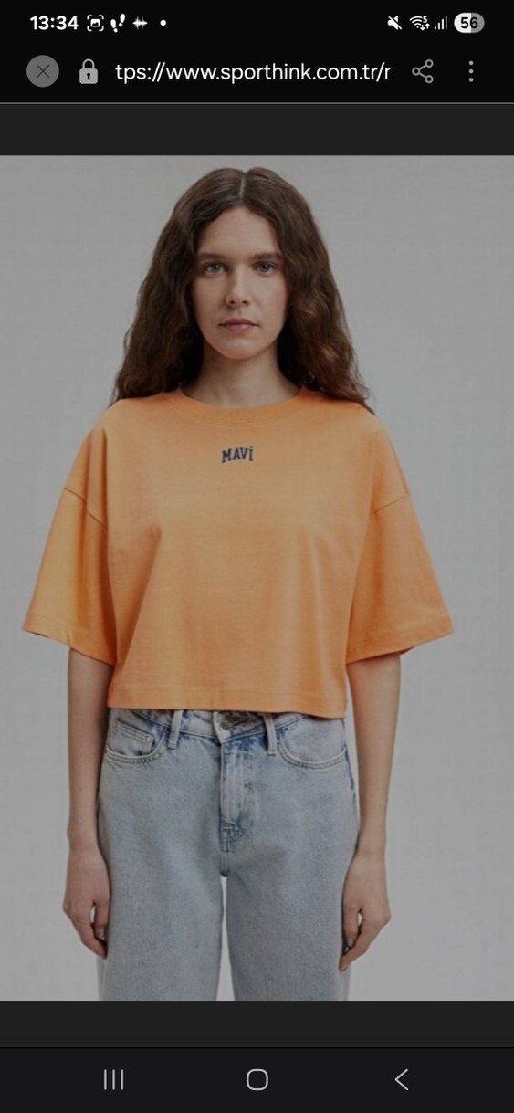 Mavi Baskılı Kadın Rahat Tişört 3 lü - Görsel 4