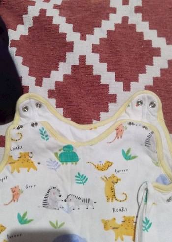 Çok Renkli Hayvan Desenli Bebek Uyku Tulumu - Görsel 4