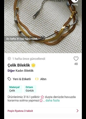 Çelik Bileklik ????