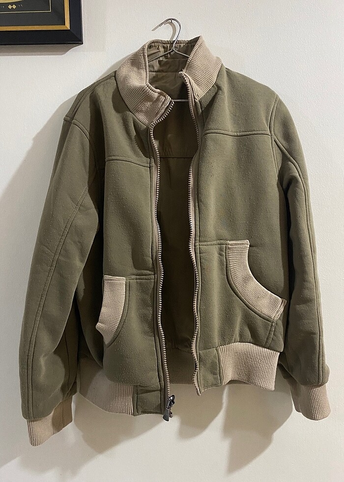 Çift Taraflı Oversize Mont - Görsel 3