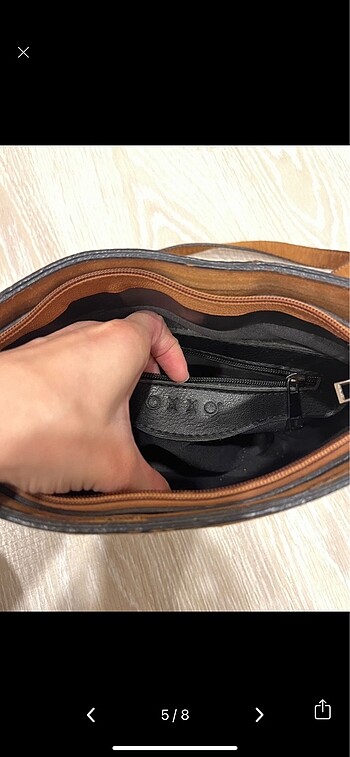 Oxxo Süet Çanta - Görsel 5