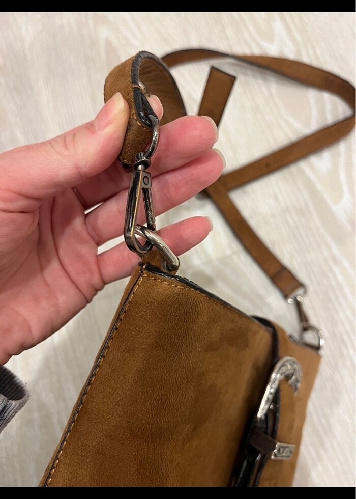 Oxxo Süet Çanta - Görsel 4