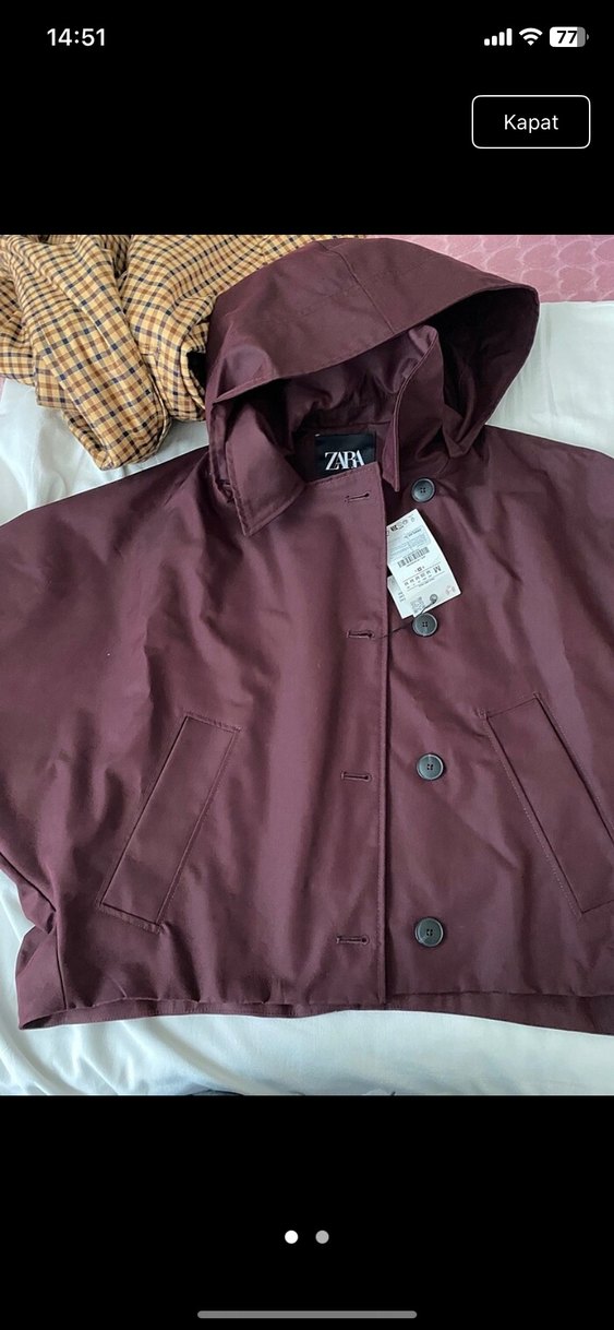 Zara Su Geçirmez Trençkot - Görsel 3