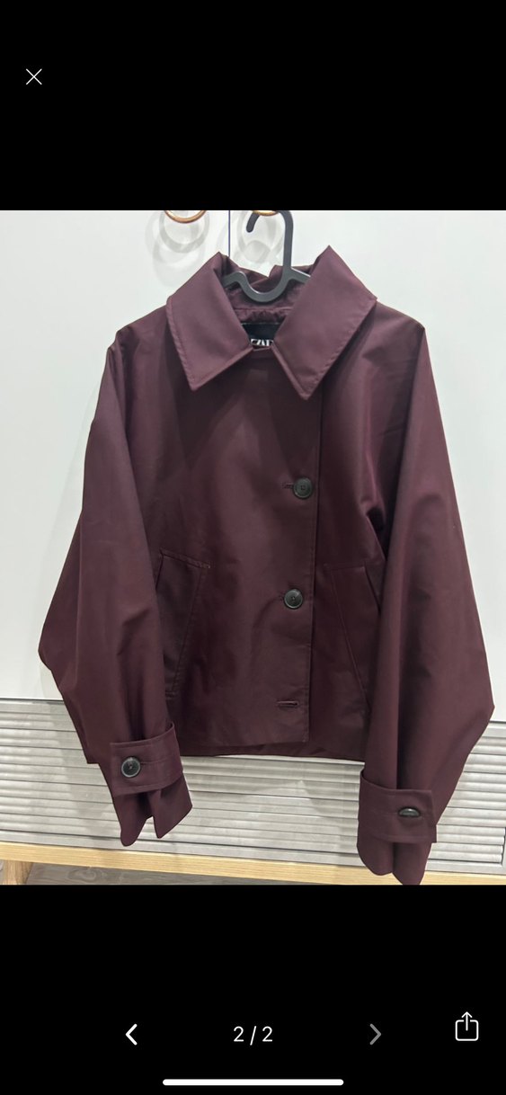 Zara Su Geçirmez Trençkot - Görsel 2