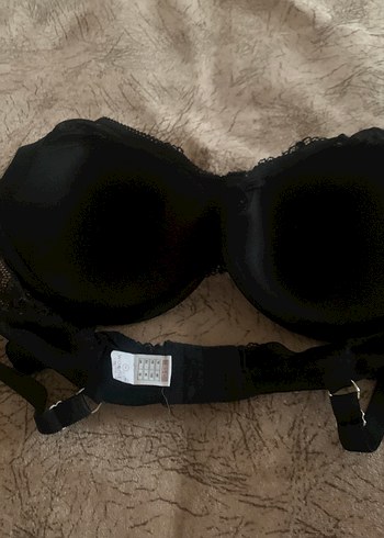 Siyah Gotik Desenli Midi Sütyen 85 beden - Görsel 3