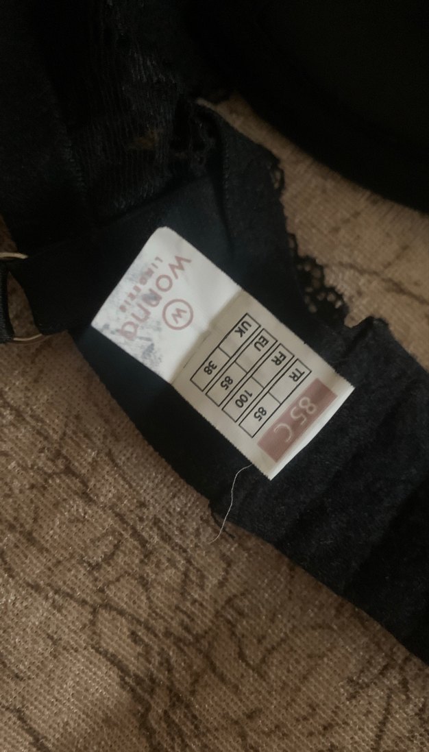 Siyah Gotik Desenli Midi Sütyen 85 beden - Görsel 4