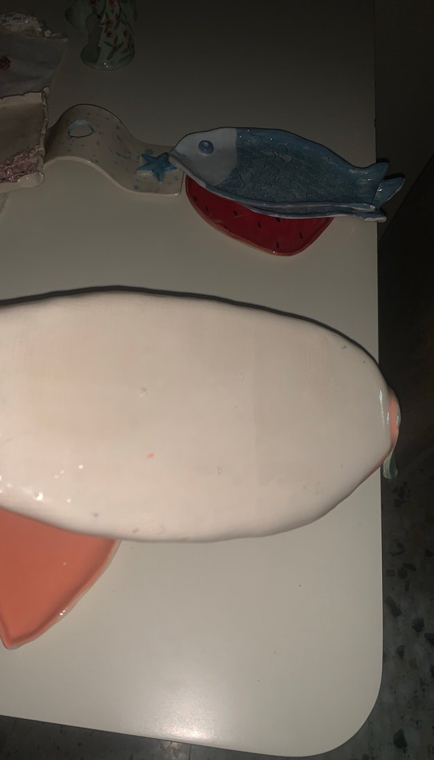 El yapımı seramik havuç tabak Seti - Görsel 2