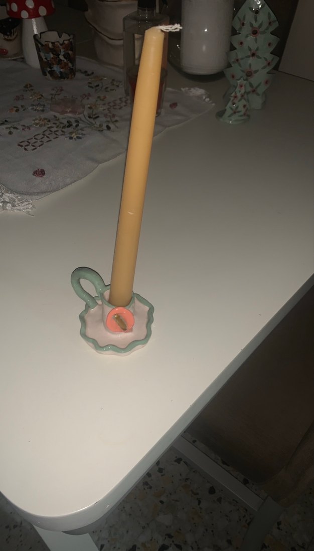 El yapımı mumluk - Görsel 3