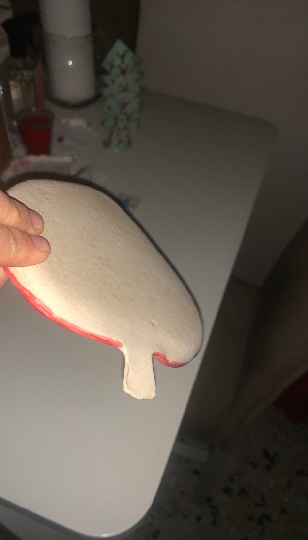 El yapımı seramik çilek küçük tabak - Görsel 3