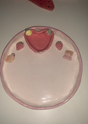 El yapımı seramik bebek tabağı - Görsel 3