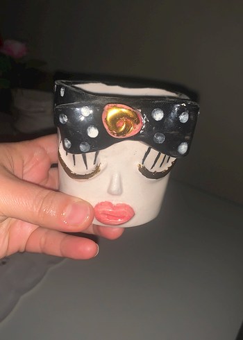 Seramik el yapımı bardak - Görsel 3