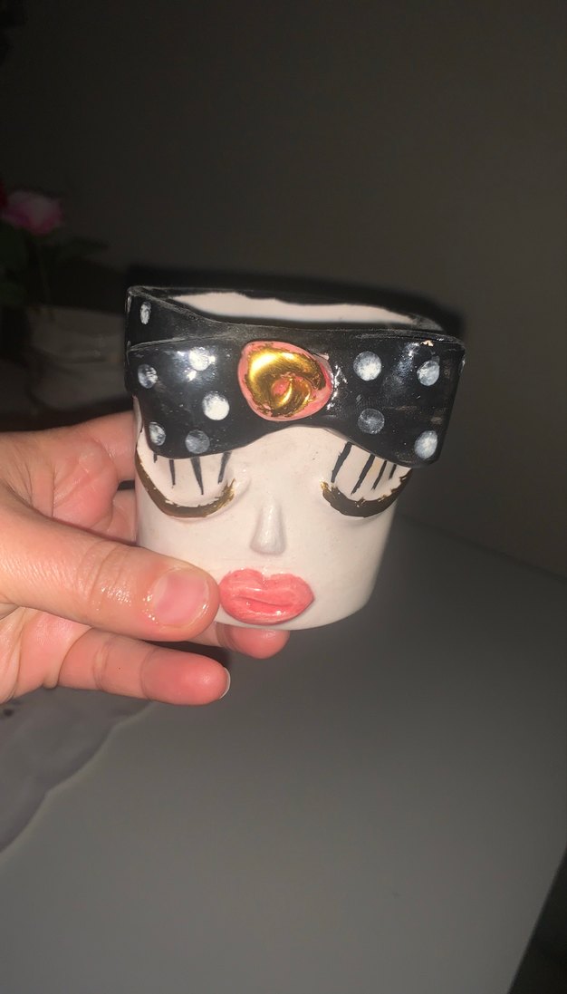 Seramik el yapımı bardak - Görsel 3