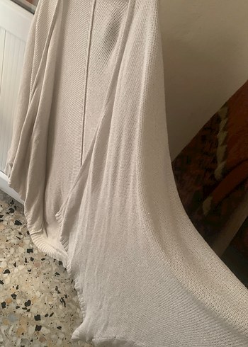 LCW yarasa kollu çeket simli krem rengi - Görsel 6