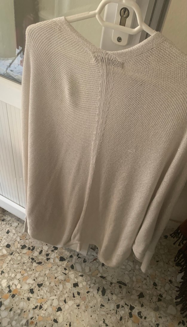 LCW yarasa kollu çeket simli krem rengi - Görsel 3