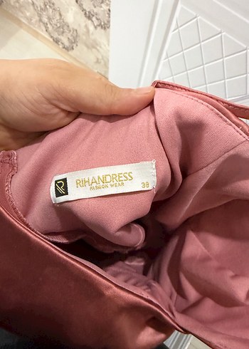 Parlak Mini Drapeli Abiye Elbise - Görsel 7