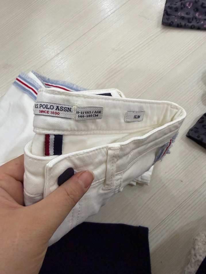 Kız çocuk kot pantolon - Görsel 3