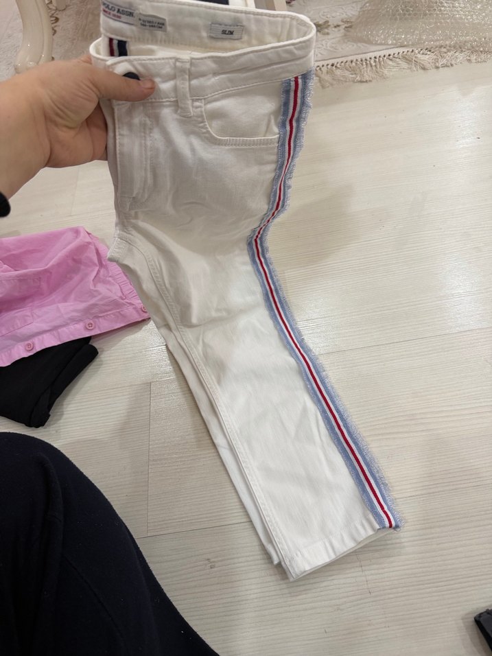 Kız çocuk kot pantolon - Görsel 2