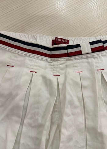 Beyaz Pileli Mini Etek - Görsel 3