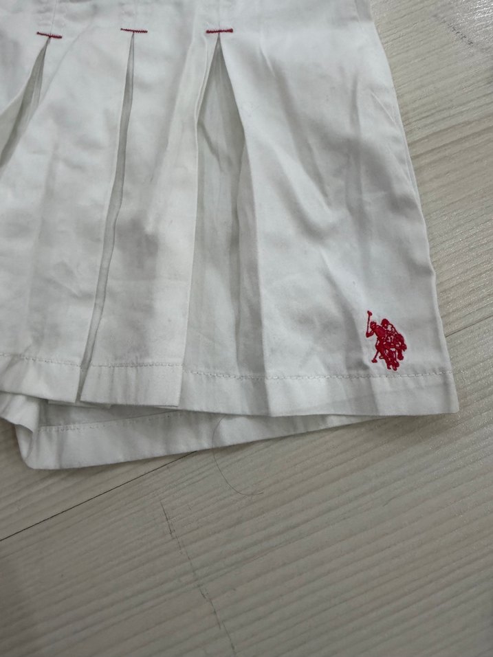 Beyaz Pileli Mini Etek - Görsel 2