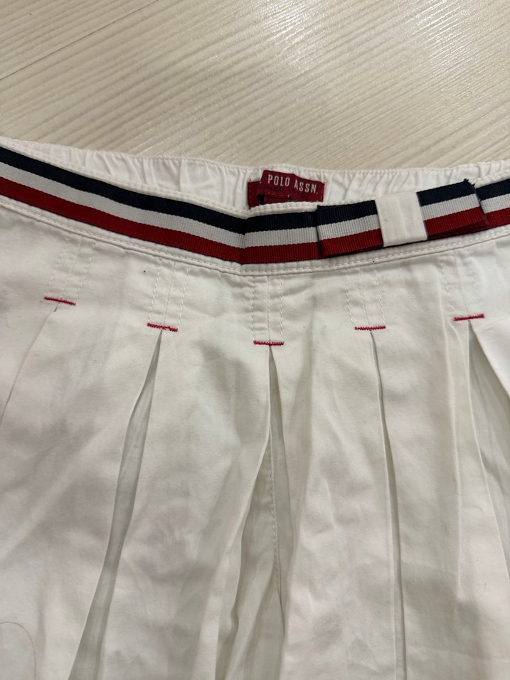 Beyaz Pileli Mini Etek - Görsel 3