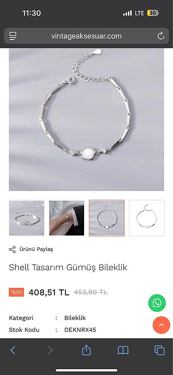 Diğer Gümüş bileklik