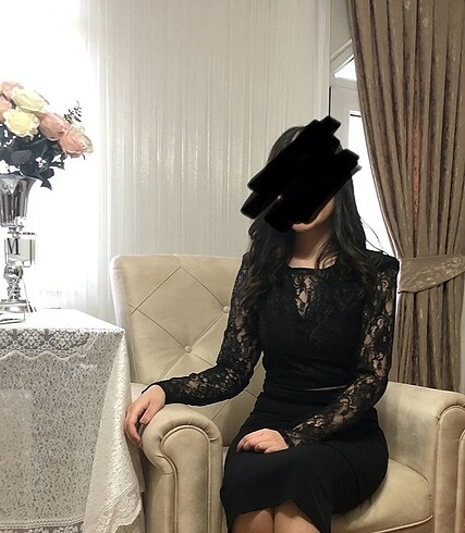 Zara Dantel detay kalem elbise zara çok şık