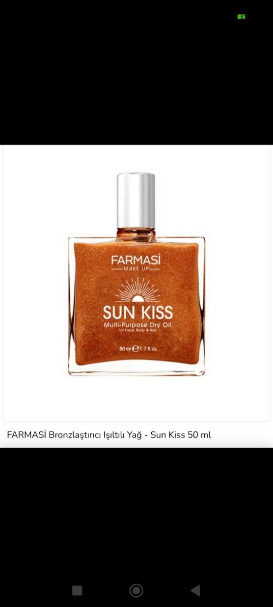 Farmasi Sun Kiss Çok Amaçlı Kuru Yağ 50 ml - Görsel 2