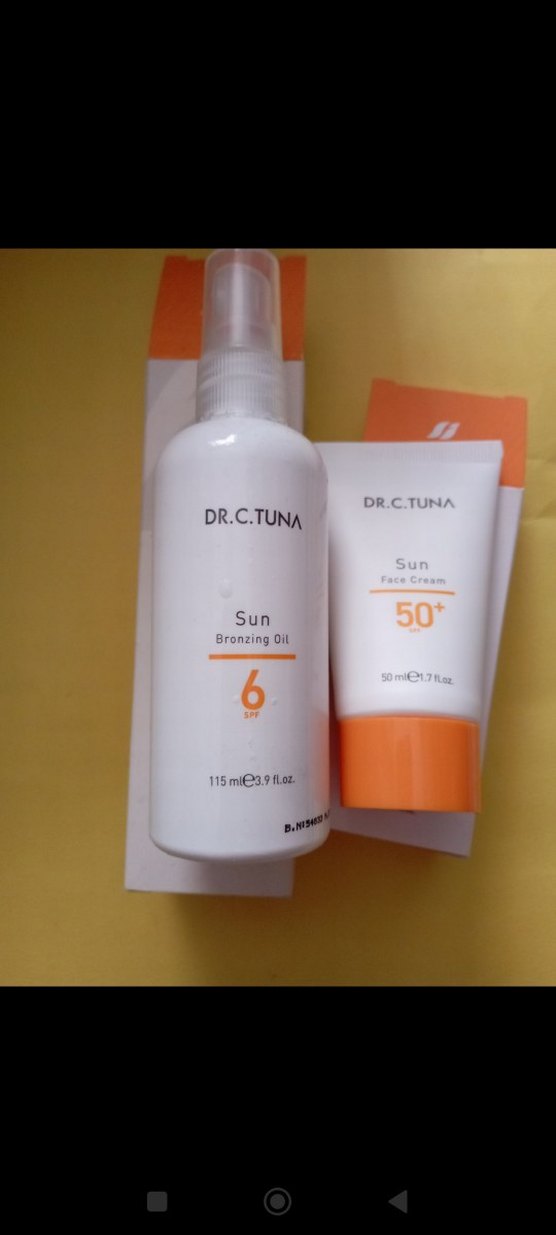 DR.C.TUNA Güneş Koruyucu ve Bronzlaştırıcı Yağ - Görsel 2