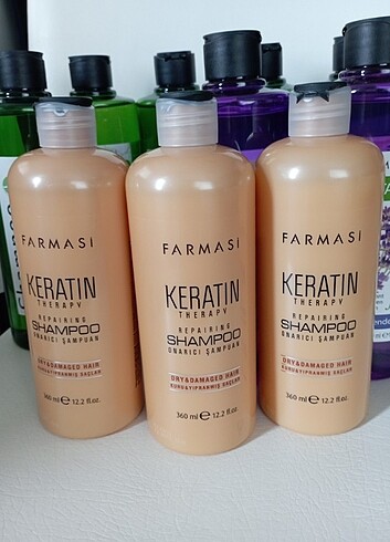 2 adet Keratin şampuan