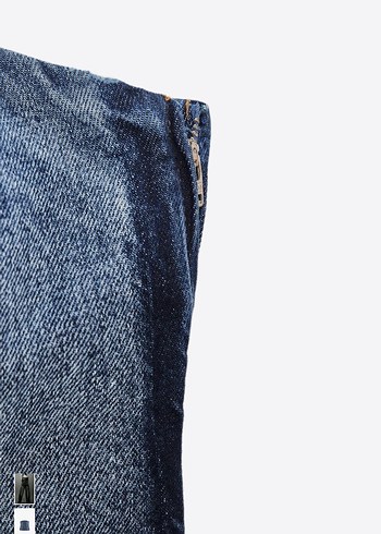 Zara Kadın Kot Straplez - Görsel 3