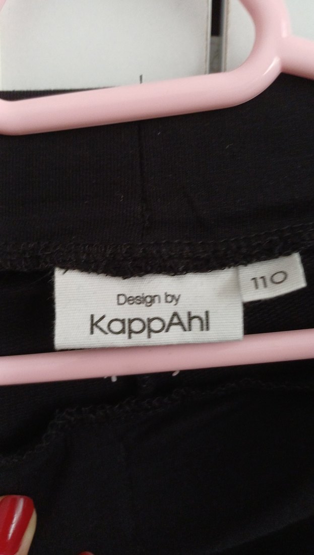 Pembe Şeritli Siyah tayt - Görsel 3