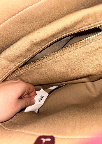 Bordo Deri Kadın Çanta - Görsel 3