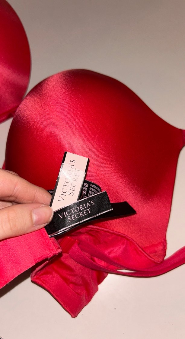 Parlak Kırmızı Midi Sütyen beden: 38DD - Görsel 3