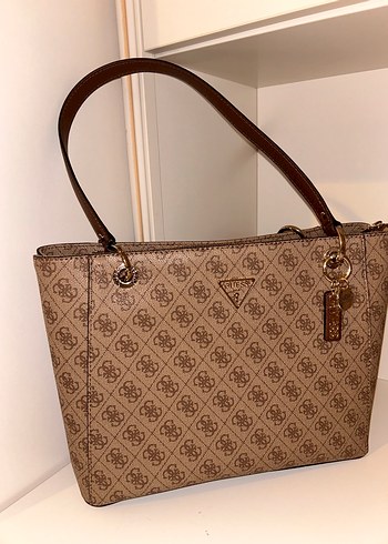 Guess Kahverengi Deri Kadın Çanta - Görsel 2