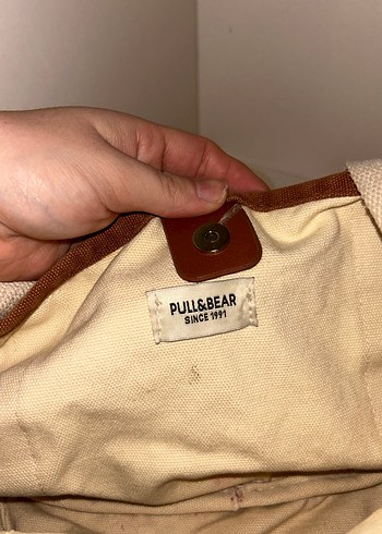 Bej Süet Minimalist Kadın Çanta - Görsel 2