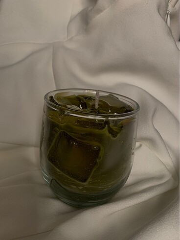 Diğer El yapımı matcha latte mum