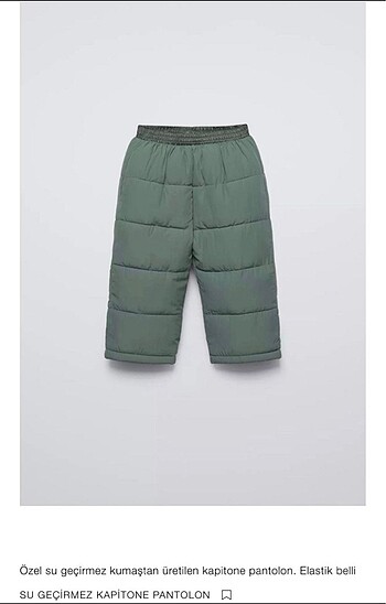 Zara Kar Pantolonu