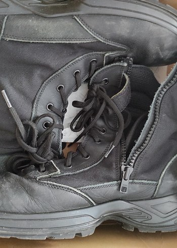 Fermuarlı Siyah Biker Tarzı Erkek Bot iç ayak ölçüsü 20cm - Görsel 4