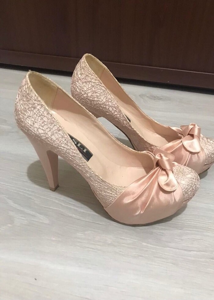 somon rengi platform topuk - Görsel 2